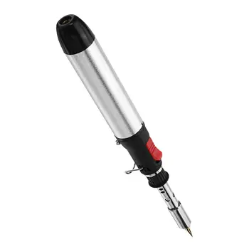 

4-In-1 Cordless Butane Gas Soldering Iron Kit Temp Adjustable Welding Torch Tool Soldering Iron Pen+Welding Tip+Hot Cutter Head