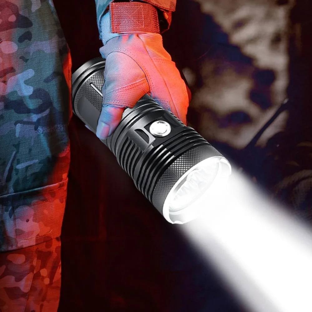 Top Super Powerful LED Flashlight for Bicycle 3*XHP70 Tactical Torch Waterproof Lamp Night Vision Ultra Bright Lantern Outdoor Camping Dropshipping # 0