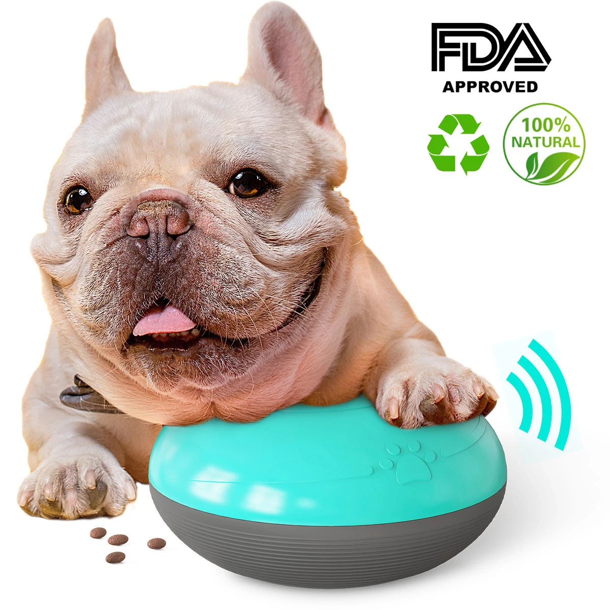 New Environmentally Friendly Pet Supplies Dog Sounding Toy Food Leakage Device Vocal Ball Puzzle Slow Food DF-004