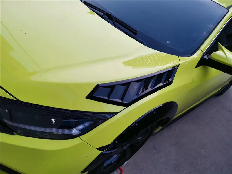 Для Honda Civic капот боковой воздушный Впускной поток вентиляционная крышка декоративная наклейка автомобильная модная наклейка