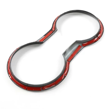 

Carbon Fiber Cup Holder Cover Trim Sticker Black High Quality Practical