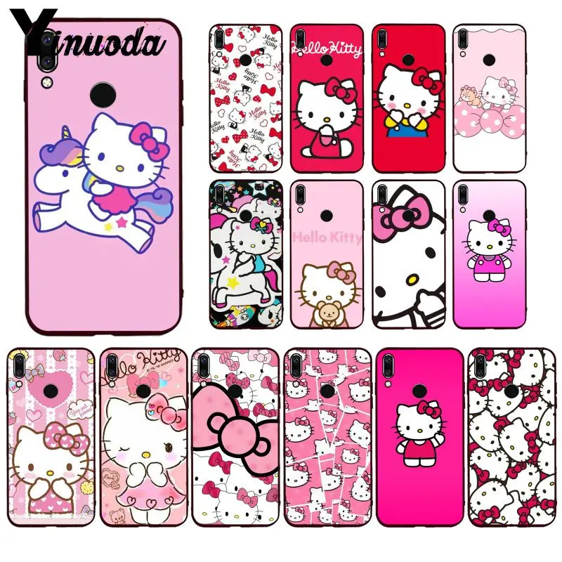 Yinuoda милый Kawaii hello kitty чехол для телефона для huawei P20 P30 P20Pro P20Lite P30Lite Psmart P10 9lite