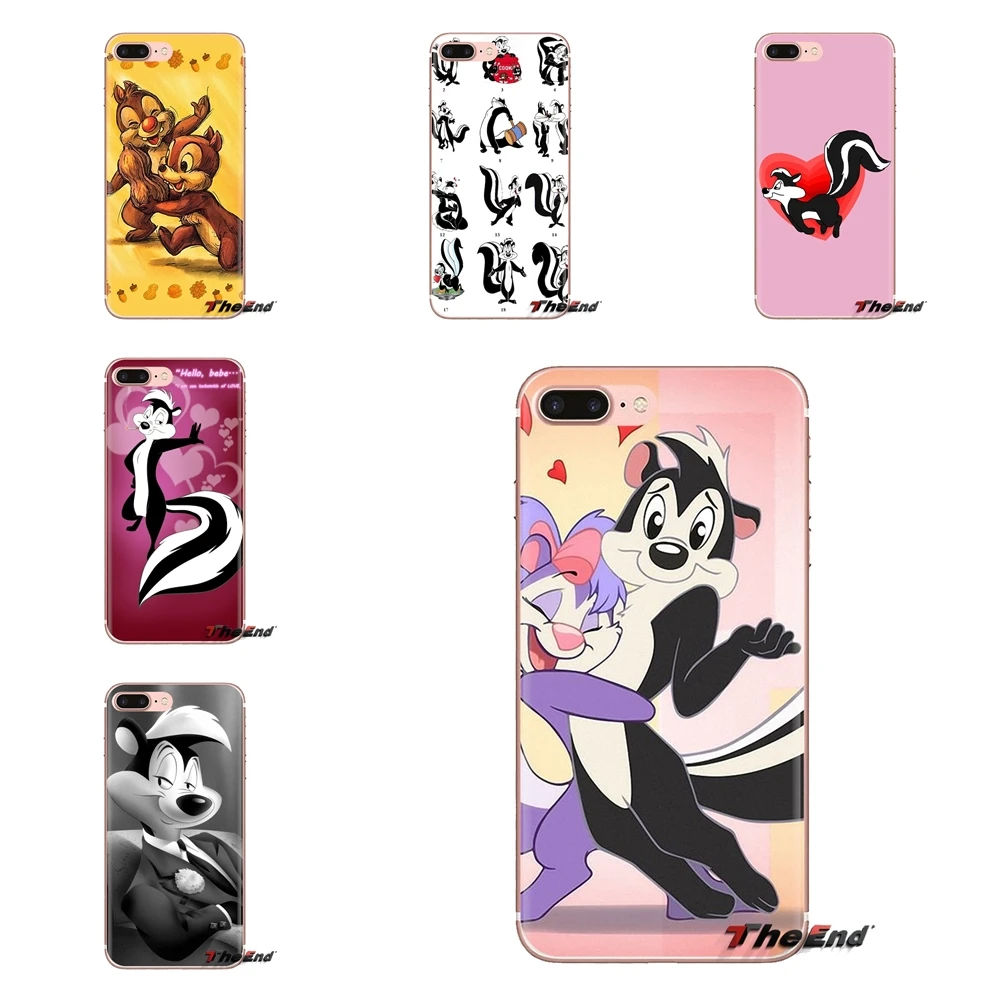 Для Xiaomi Redmi 4 3 3S Pro mi 4i 4C 5 5s Max Note 2 мягкие прозрачные чехлы pepe le pew |