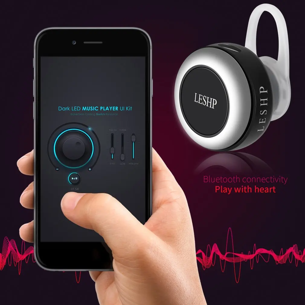 Мини беспроводные Bluetooth наушники, спортивные наушники с микрофоном, гарнитура, наушники для всех телефонов, для samsung, huawei, Xiaomi, Android