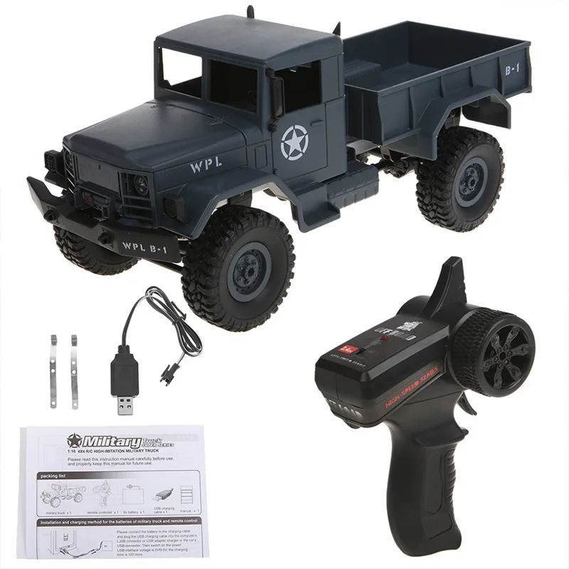 B14 Радиоуправляемый автомобиль 1/16 Rock Crawler внедорожник 4WD 2 4G грузовик забавная