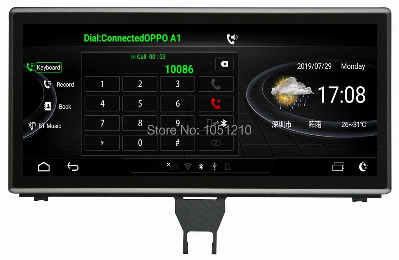 Ouchuangbo автомобильное радио аудио мультимедиа для 9 дюймов A7 A6 C7 2012- с Android 9,0 gps навигация 8 Восьмиядерный 4 Гб+ 64 ГБ
