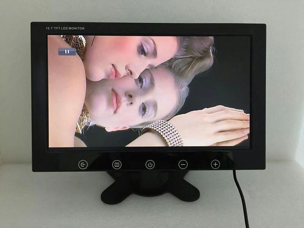 10.1 inch Car Display AV Car Monitor Portable Display support PAL / NTSC Video Input 16:9 TV