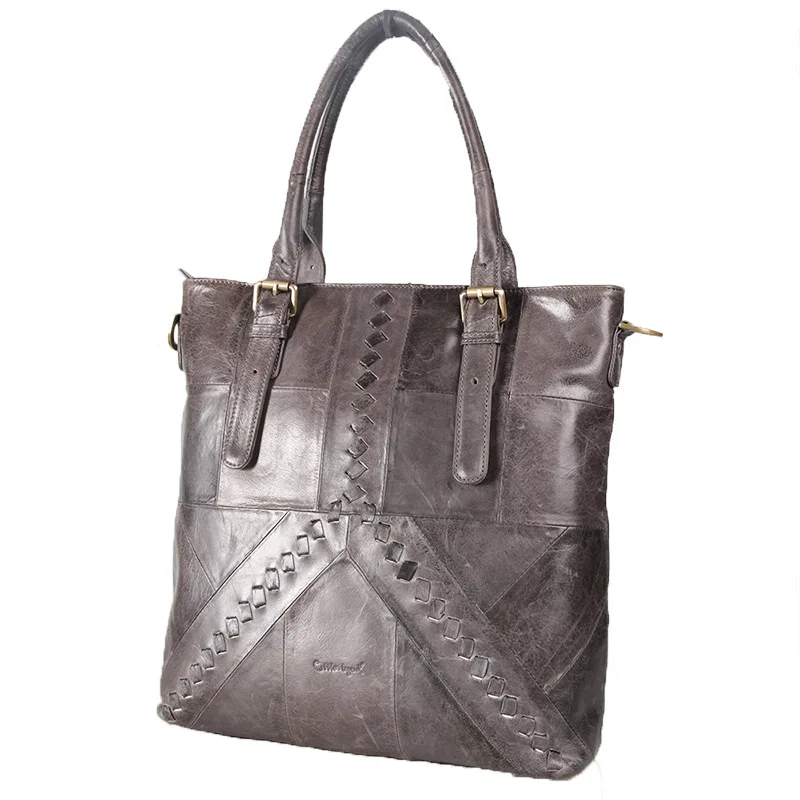 

14 Years Old WOMEN'S Leather Handbag Korean-style Fashion Briefcase Simple Crossbody Bag