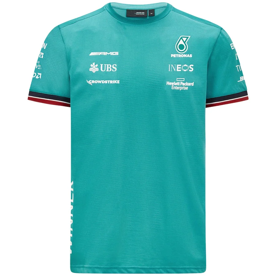 Новая мужская футболка Mercedes F1 формула One Уильямс женская с круглым вырезом