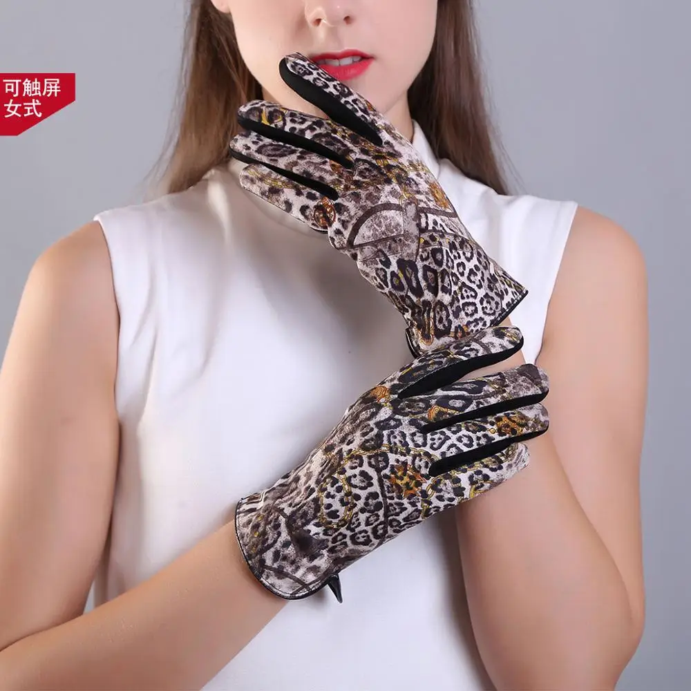 star yellow female Перчатки для сенсорного экрана из натуральной кожи, пара, День Святого Валентина, мужские, женские, для вождения, теплые, Осень-зима, перчатки из натуральной кожи, TE3656 - Цвет: star yellow female