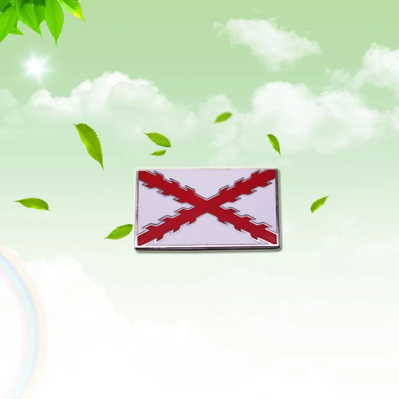Spanisch Reich Flagge Abzeichen Kreuz von Burgund Pin Nationalen Decor – Detail 9