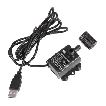 

Ultra-quiet USB Mini Brushless DC Water Pump Submersible Fountain Aquarium Circulating DC5V 2.4W /4.8W 250L/H Lift 2m