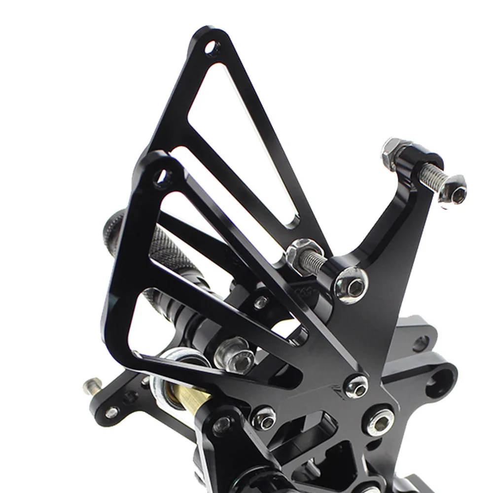 Для TRIUMPH Скорость тройной 509 595 955 1050 мотоцикл подножки Алюминий Rearset сзади набор подножек подставки для ног педаль Ped