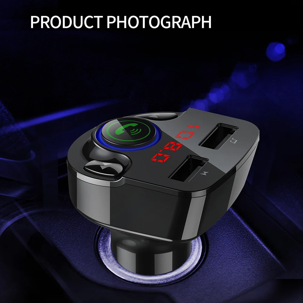 G32 Bluetooth MP3-плеер с двойным usb-портом и Bluetooth FM Автомобильный музыкальный плеер с микрофоном