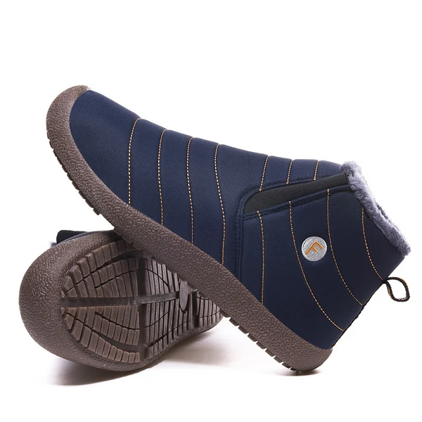 Navy Blue Зимние ботинки для мужчин; женские спортивные кроссовки; удобная прогулочная обувь; обувь для родителей и детей; походная обувь для прогулок - Цвет: Navy Blue