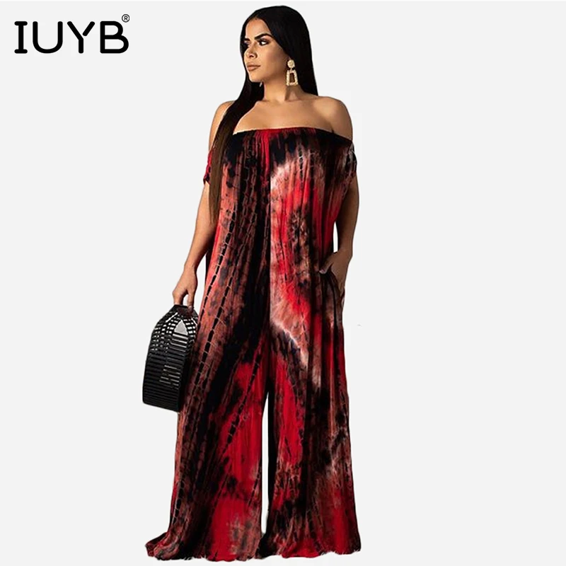 IUYB Горячая модная популярная Сексуальная женская 2 цвета jumpuit Сексуальная Женская прямая slash Шея специальная длина пола комбинезоны KM1255