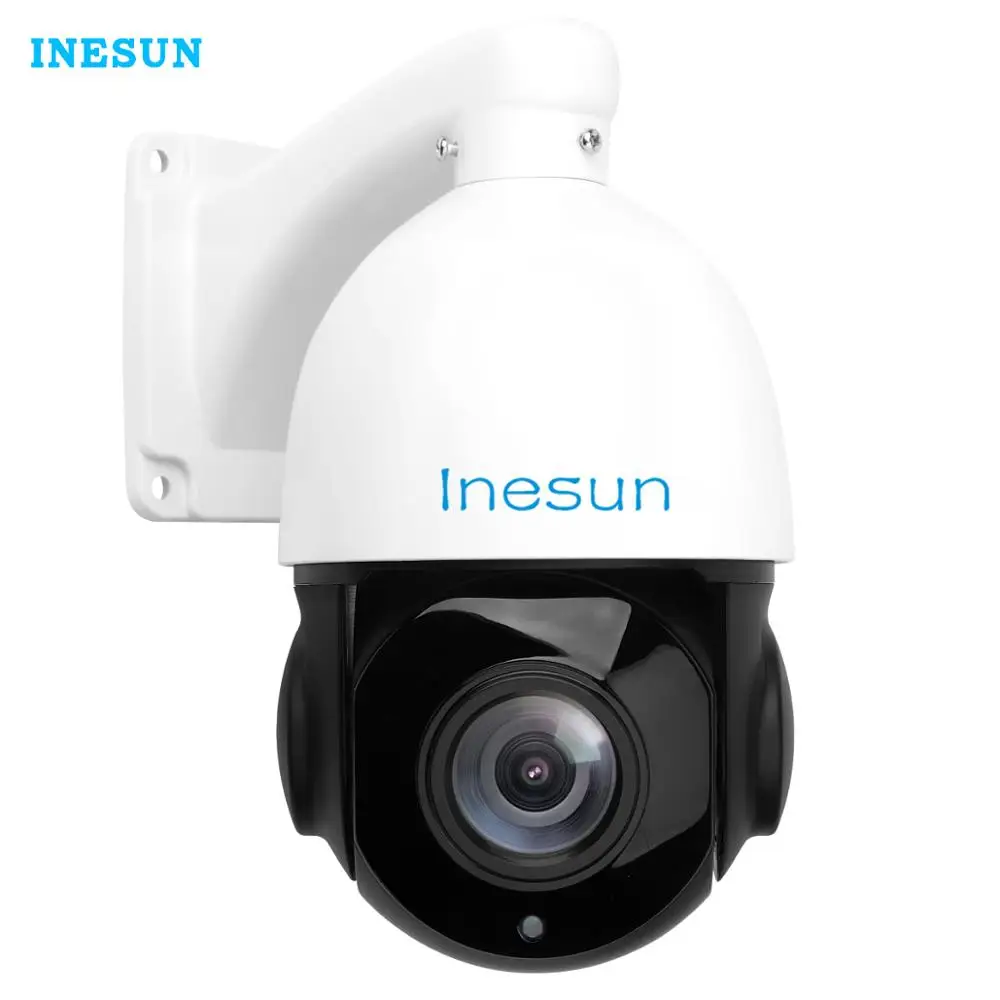 Inesun Outdoor PoE PTZ IP Camera 5MP Onvif 30X Zoom Waterproof High Speed Dome Camera 3MP H.265 IR 80M P2P CCTV Security Camera