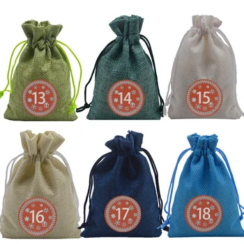 

Christmas Gift bag Calendar 24Pcs Filling 3.94*5.5 Inch Food Packaging Bag