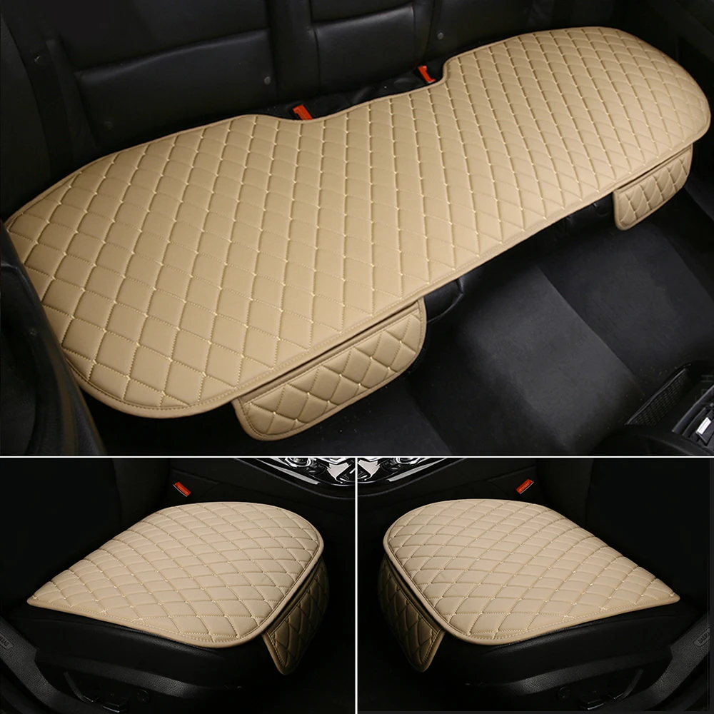 

Leather Car Seat Covers For Hyundai i30 Creta Tucson ix35 Solaris Elantra Santa Fe Kona i40 Getz Palisade Terracan Seat Cushion