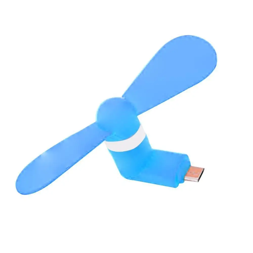 USB Мобильный маленький вентилятор питания охлаждения мини вентилятор путешествия ноутбук клавиатура компьютер ПК стол гибкий - Цвет: blue