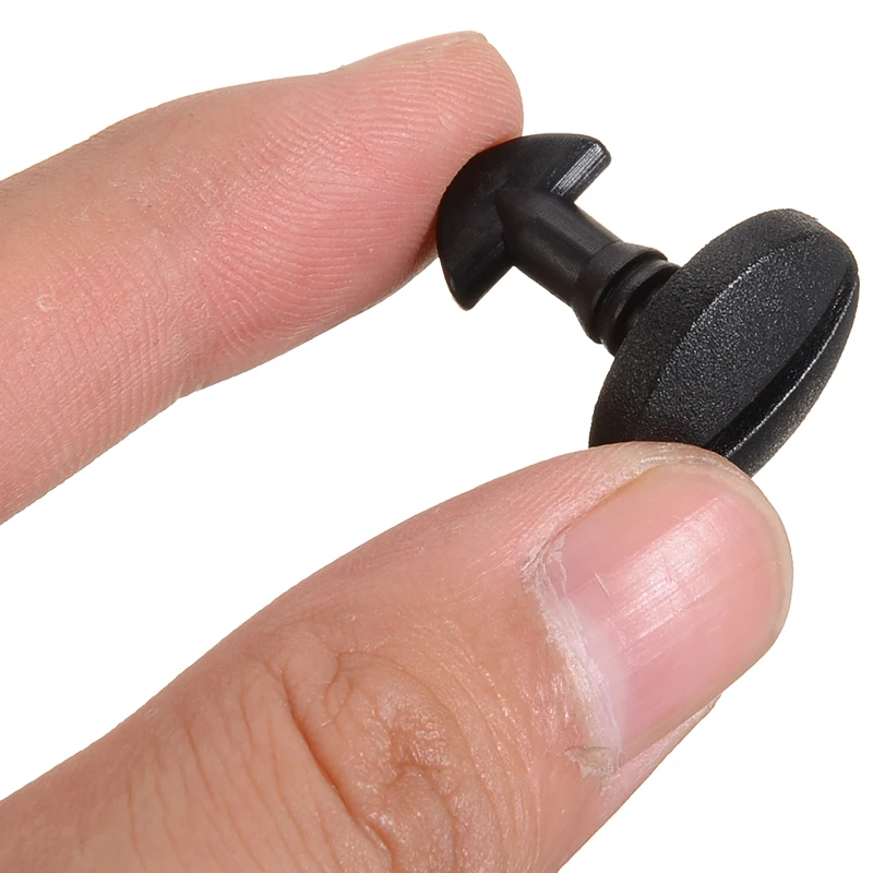 For Land Rover Discovery 3 4 4pcs Black Plastic Rear Bumper Tow Cover Clip Towing Eye Trim DYR500010 Auto Fastener Clip Mayitr