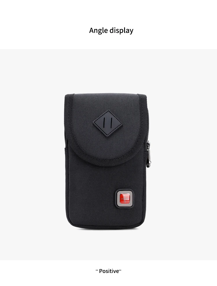 JANGEAR Men Waist Packs Cell Phone Fanny Pack Waterproof Bum Hip Belt Bag Zipper Pouch Purse Small Pockets For Men Hang Around