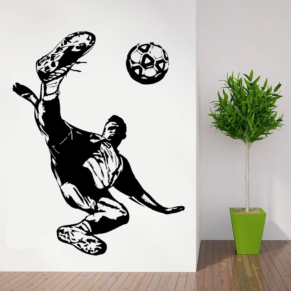 Soccer Wall Sticker Football Sports Vinyl Home Decorations Wall Decals
