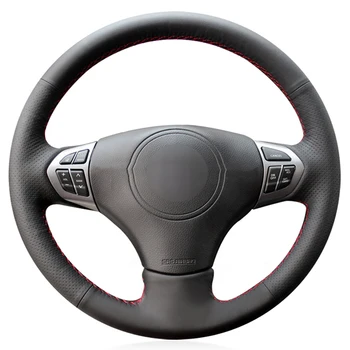 

Black PU Faux Leather Hand Sewing Car Steering Wheel Cover for Suzuki Grand Vitara 2006 2007 2008 2009 2010 2011 2012 2013 2014