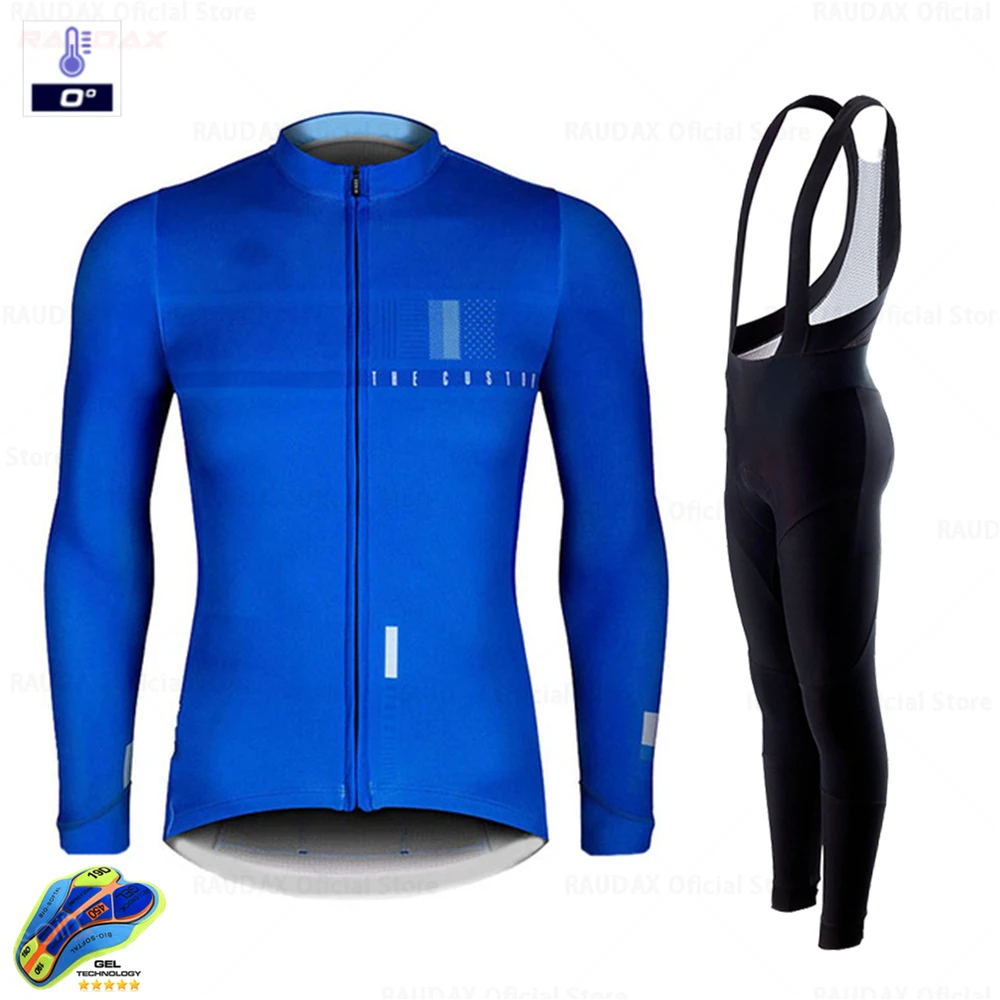 Bib cycling set Велоспорт Джерси Pro Team Gobiking дорожный велосипед зимняя одежда для велоспорта MTB велосипедный комбинезон мужские Ropa Ciclismo термо флис - Цвет: Bib cycling set