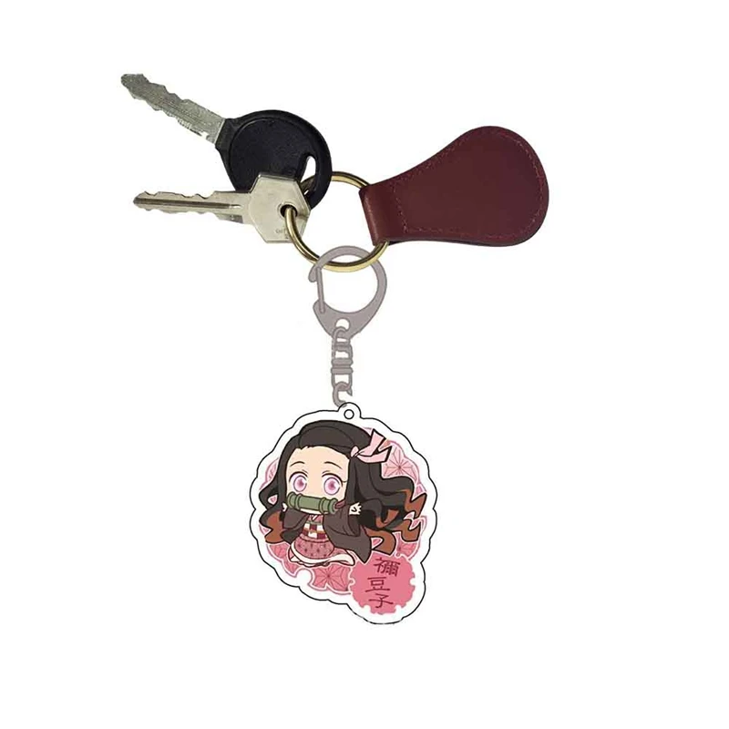 Аниме демон убийца Kimetsu No Yaiba брелок Kamado Tanjirou Nezuko Agatsuma Zenitsu Rengoku Kyoujurou милый акриловый подарок