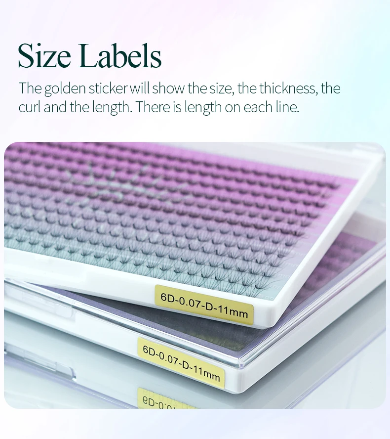 SONG LASHES Premade Volume Fans Mega Tray 360 Fans Sharp Thin Pointy Base Eyelash Extensions  Mega Tray 360Fans 6D 7D 8D 10D 12D