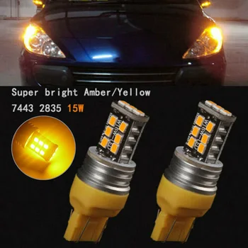 

Car Turn Signal light 2pcs 7443 LED Tail Parking Brake Side marker lamp