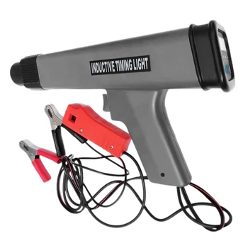 

HHO-12V Car Digital Engine Timing Light Ignition Timing Strobe Light Inductive Timing Lamp Detector with LED Display