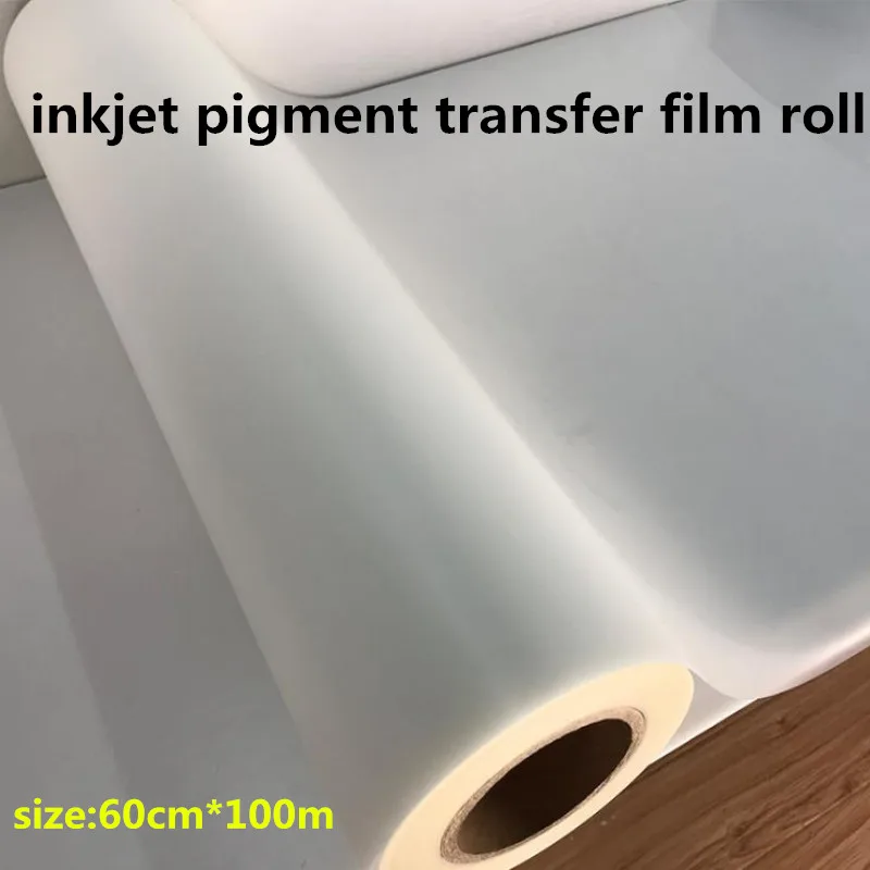 0 6 m x 100m рулон ПЭТ пленка для цифровой струйной печати теплопередачи печать грудь