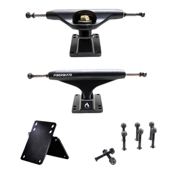 

2Pcs Generic 5 Inch Skateboard Bracket 100A Aluminum Alloy Bridge SkateBoard Bracket Skateboard Trucks Parts