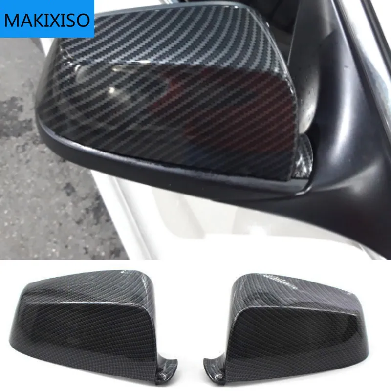 

M Look Carbon Fiber Door Rearview Side Mirror Covers For 5 Series E60 E61 LCI 2008-2013 CF Mirror Caps