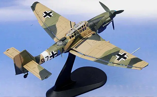 Хобби мастер Junkers Ju-87D Stuka Luftwaffe StG 3 Walter Siegel 1/72 литье под давлением модель самолета |