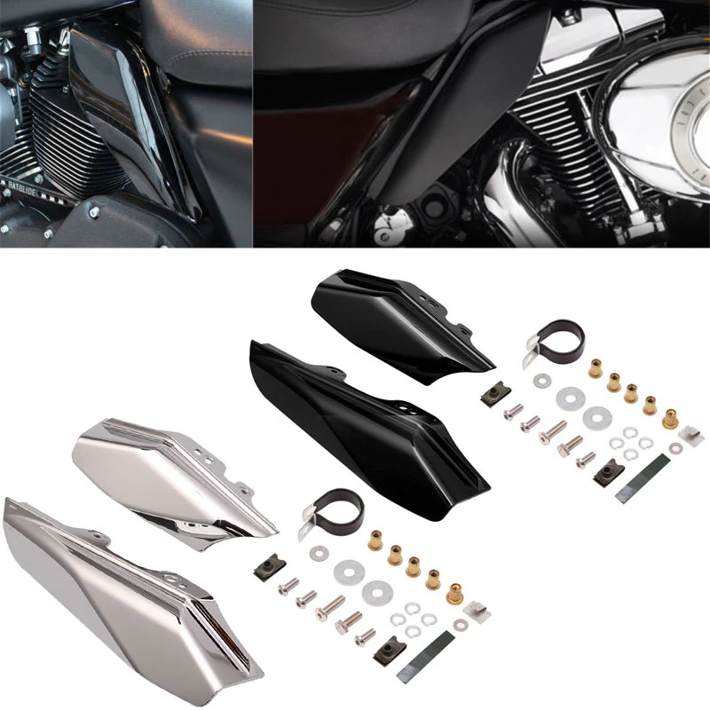 

Motorcycle Mid-Frame Air Deflector Under Seat Engine For Harley Touring Street Electra Glide Road King FLHR FLHX FLTR 2001-2008