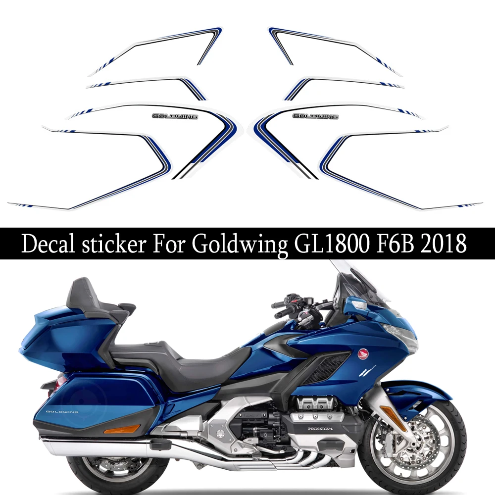 Для HONDA Goldwing GL1800 GL 1800 коврик для резервуара туристическая Наклейка Набор наклеек