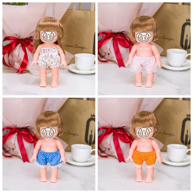 Mini Shoes Socks Panties for 25cm Mellchan Doll 1/6 Fashion Doll DIY Handmade Doll Accessories for Children Gifts 2