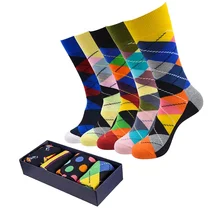 Classic Fashion Style Socks Men Cotton Comfortable Colorful Street Socks Unisex