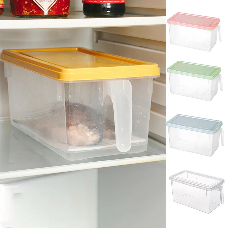 

Kitchen Transparent PP Storage Box Grains Beans Storage Contain Sealed Home Organizer Food Container Refrigerator Storage Boxes