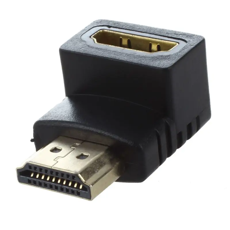 Видео AV адаптер HDMI мужчин и женщин локоть с прямым углом 90 градусов|Кабели HDMI| |