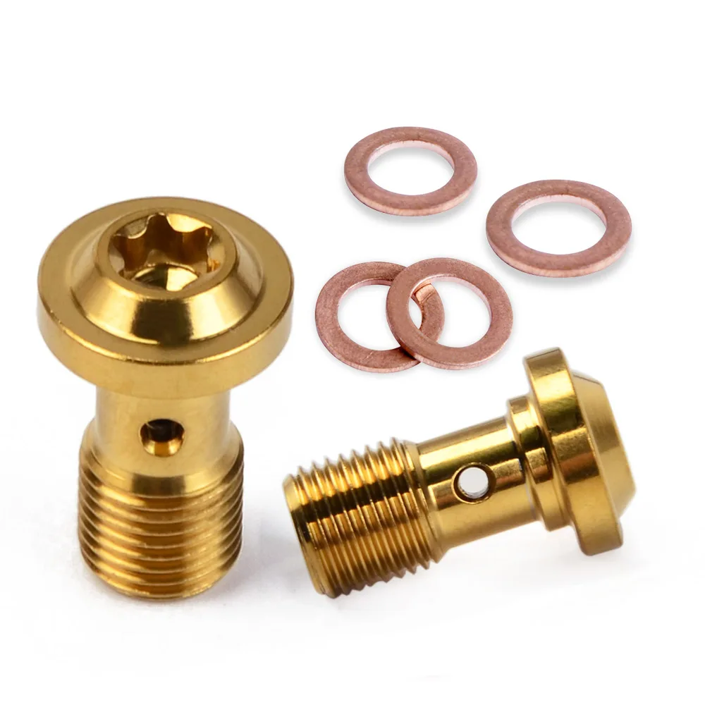 Motorcycle Banjo Bolt Screw M10x1.0x19 For Brembo Brake Hose Line Master Cylinder For KTM Ducati Triumph