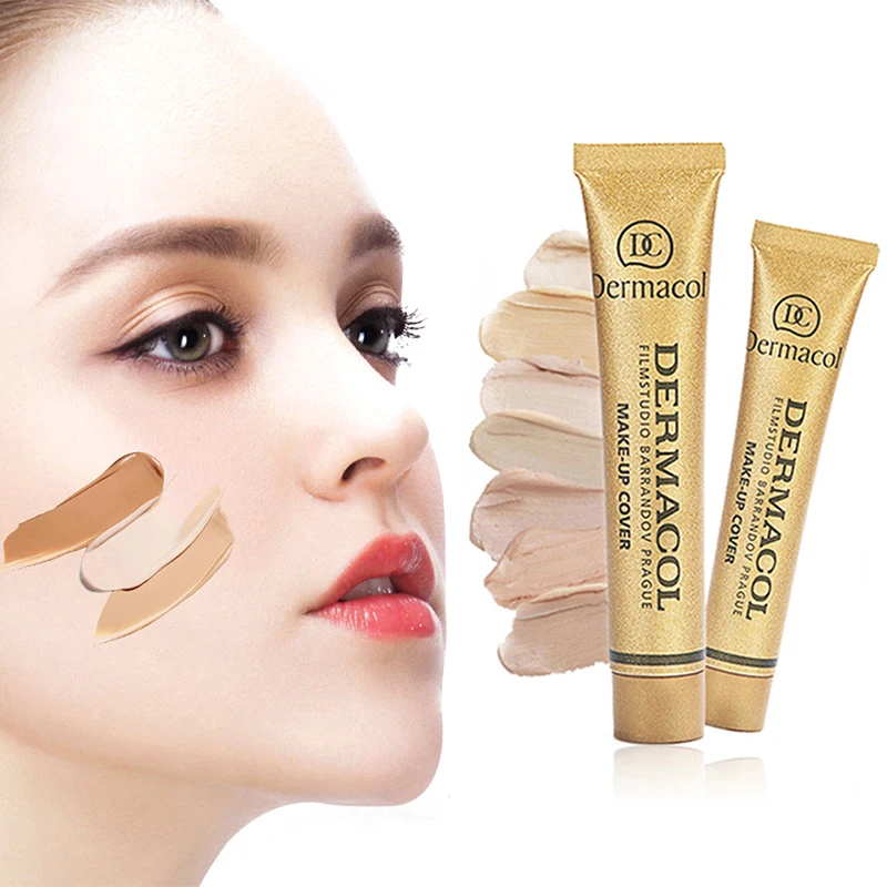 

Full Skin Concealer Foundation Cream Face Professional Blemish Cover Dark Spot Tattoo Contour Makeup Liquid Concealer Cosmetic