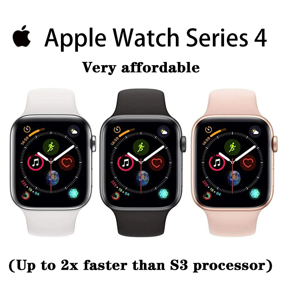 Apple Watch Series 4 Original Used GPS Cellular 40MM/44MM 90% New Aluminum Case Sport Band Remote heart rate Smart watch | Электроника