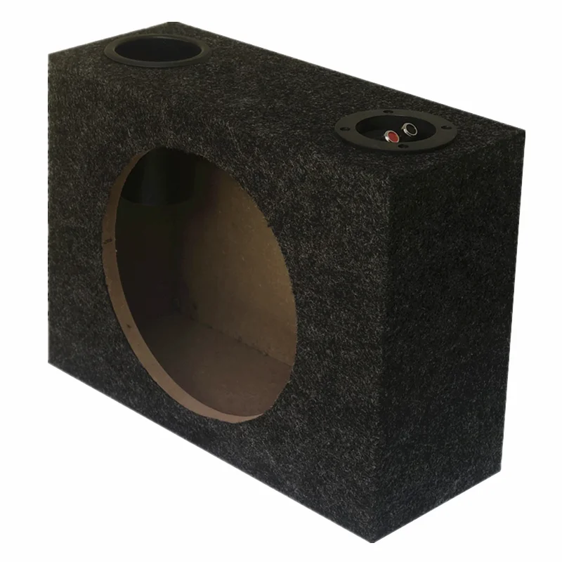 12 Inch Passive Subwoofer 600watts Empty Wooden Box Square MDF Felt Car Modification Speaker Shell ultra-thin