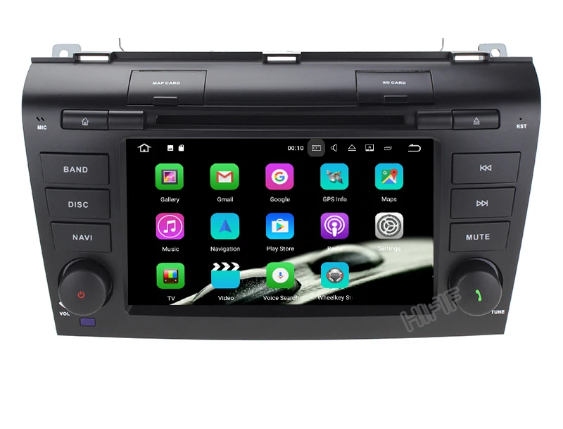 4 Гб RAM+ 64 гром 6 Core двойной процессор Android 9,0 для MAZDA3 2004 2005 2006 2007 2008 2009 Автомобильный DVD Плеер навигация GPS Радио RDS BT
