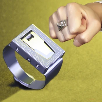 

Mini Fold Pocket Knife EDC Tool Self Defense Ring Safety Survival Ring Multi-functional Jewelry Women Men Stainless Steel Ring