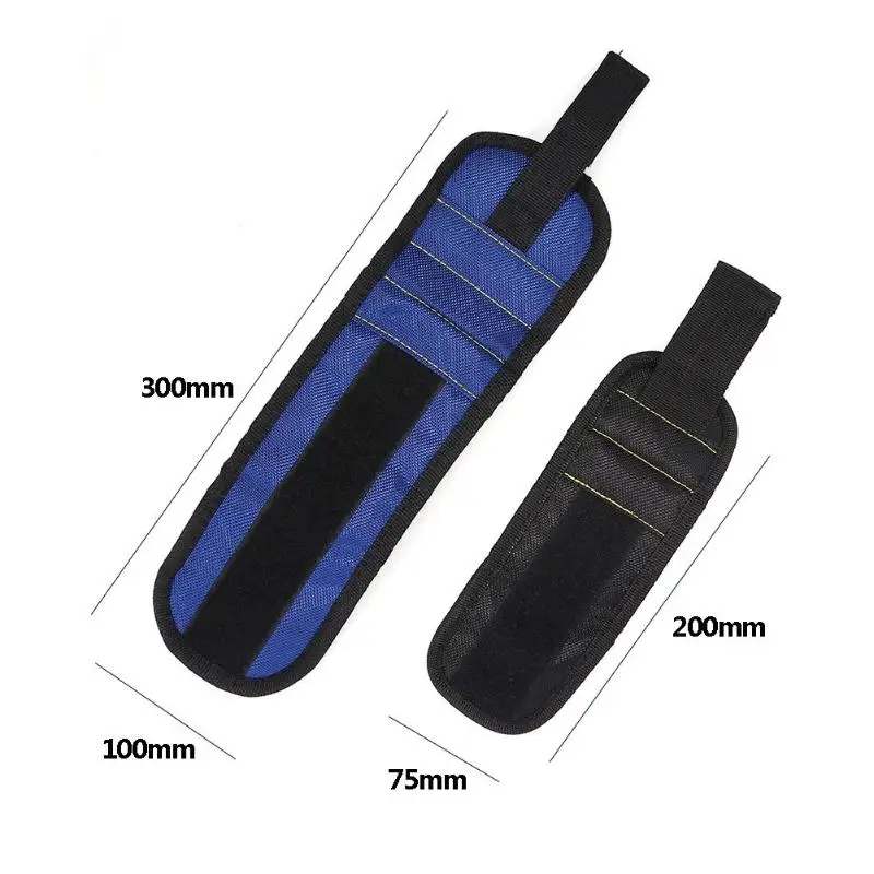 Navy Blue 1/2 шт./компл. Многофункциональный магнитный браслет Портативный Электроинструмент наручные инструмент для крепления винтов, гвоздей, сверла - Цвет: Navy Blue